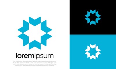 Innovative high tech logo template. Technology Logo.