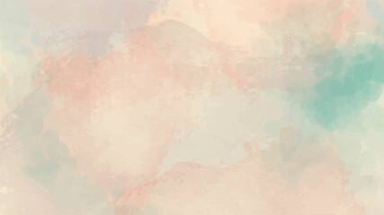 Colorful Watercolor. Grunge texture background. Pastel color wallpaper. Digital art painting.