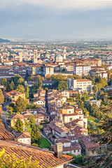 Fototapeta na wymiar Bergamo in Italy