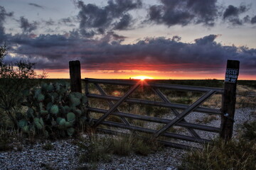 Sunrise Near Dryden