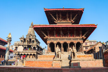 Hindu Temple at Patan Durbar Square