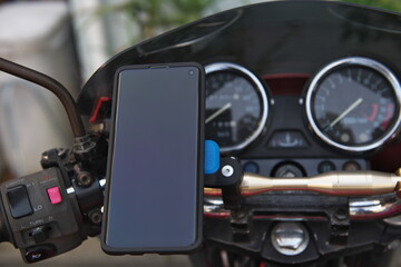 バイクとスマホ