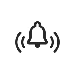 Bell icon simple vector design.