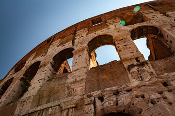 Obraz premium Roman colosseum in Rome Italy