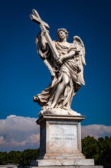 Obraz premium The Sant Angelo Bridge in Rome