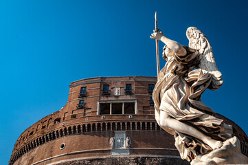 The Sant Angelo Bridge in Rome