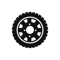 Car wheels icons symbol vector elements for infographic web