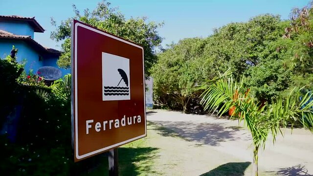 Ferradura Beach sign
Buzios, Rio de Janeiro - Brazil
60 FPS
