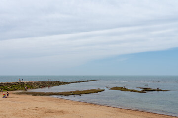 Chipiona beach in the province of Cadiz. Andalusia. Spain. Europe.	