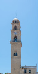 Fototapeta na wymiar Cathedral of the Diocese of Asidonia-Jerez in Jerez de la Frontera. Cadiz. Andalusia. Spain. Europe. 06/13/2021 