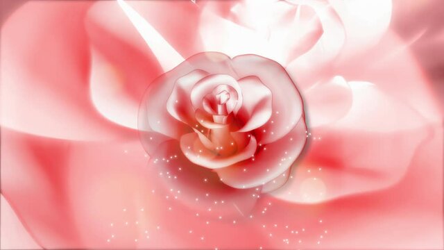 Abstract background of red flower. Computer generated image