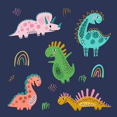 Funny dinosaurs