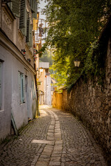 Small lanes in the old town of Salzburg - travel photography