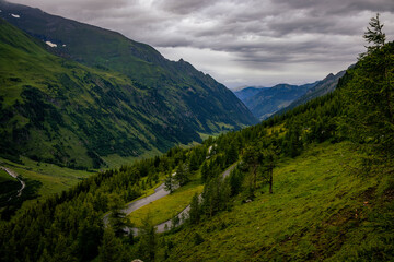 Fototapeta na wymiar Grossglockner High Alpine Road in Austria - travel photography