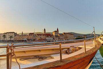 Beautifull old and historic harbour city Trogir