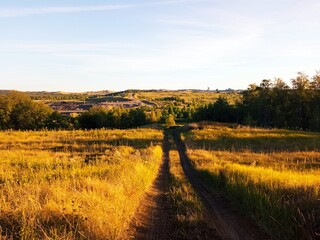 Obraz premium landscape with river