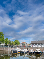 Port of Gorinchem, (Gorkum), Zuid-Holland Province, The Netherlands