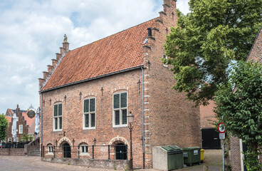 Former town hall Woudrichem, Noord-Brabant Province, The Netherlands