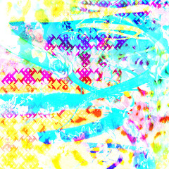Fototapeta na wymiar abstract pattern design with vibrant colors