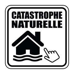 Logo catastrophe naturelle.