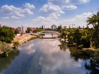 Fototapeta na wymiar bridge over the seine city
