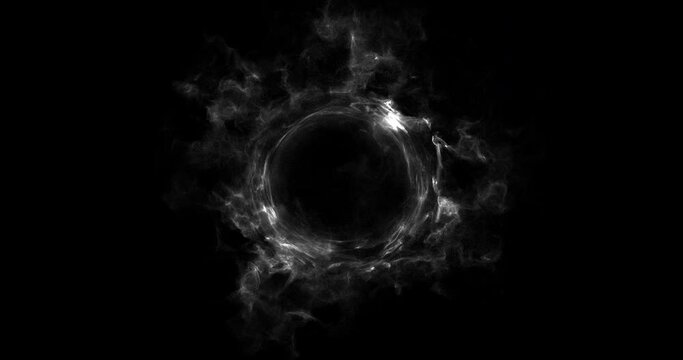 Black Hole Smokey / Wormhole Portal Ring - Visual Effects Alpha Matte