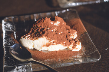 おしゃれイタリアンのデザート・ティラミス - 北海道函館