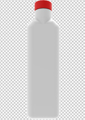 white plastic bottle png