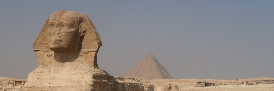 Great Sphinx On The Giza Plateau In Cairo.