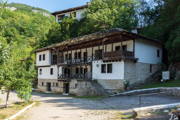 Fototapeta na wymiar Medieval Cherepish Monastery of The Assumption, Bulgaria