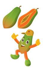 Papaya vector and Papaya character