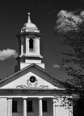 Church in black and white