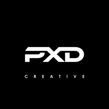 PXD Letter Initial Logo Design Template Vector Illustration