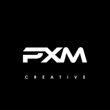 PXM Letter Initial Logo Design Template Vector Illustration