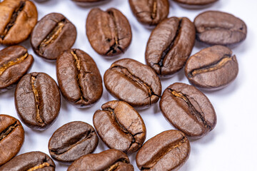 Coffee beans with a uniform color