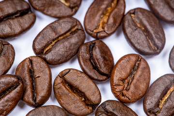Coffee beans with a uniform color
