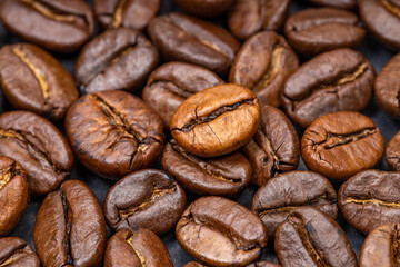 Coffee beans with a uniform color