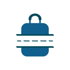 Illustration Vector Graphic of Suitcase Application Logo. Perfect to use for Technology Company