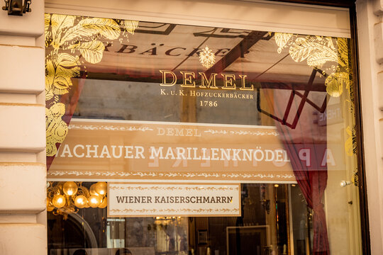 Famous Cafe And Bakery Demel In Vienna - VIENNA, AUSTRIA - AUGUST 1, 2021