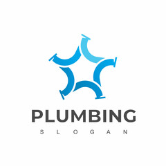 Star Pipe, Plumbing Company Logo