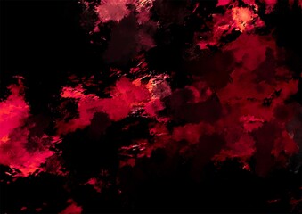 赤と黒の滲むテクスチャ背景 Wall Mural Wallpaper Murals いおるな