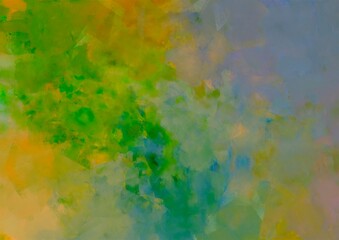 Obraz na płótnie Canvas 幻想的な黄色の水彩テクスチャ背景