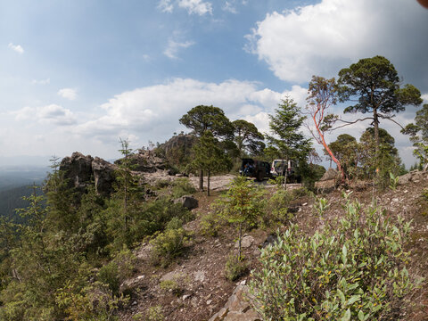 Mountain top, Adventure at Villa del Carbon Mexico
