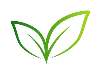 Green leaf logo