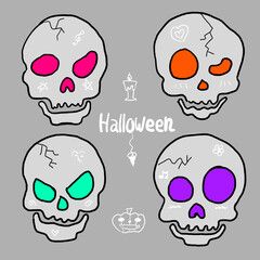 骸骨　ハロウィン