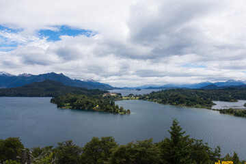 Fototapeta na wymiar Patagonia lakes, rivers and mounts