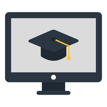 Inside Monitor, ConceMortarboard Pt Of Online Education 