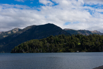 Fototapeta na wymiar Patagonia lakes, rivers and mounts