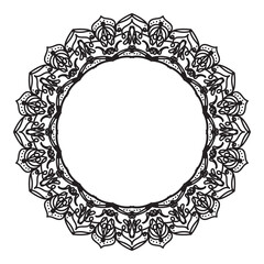 round lace frame