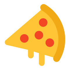 Fototapeta premium Trendy vector design of pizza slice